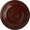 Ekena Millwork Nestor Ceiling Medallion (Fits Canopies up to 5"), Hnd-Painted Brushed Mahogany, 25 7/8"OD x 2 1/4"P CM25NEBMF - alternate 1